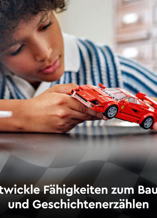 LEGO Speed Champions Ferrari F40 Supercar Vehicle Toy 76934 Building Blocks Toys for 9+ Gift for Boys and Girls 