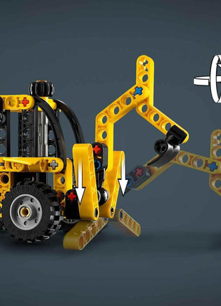 LEGO Technic Backhoe Loader Construction Toy Vehicle Set 42197 Building Blocks Toys for 7+ Gift for Boys and Girls 