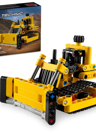 LEGO Technic Heavy-Duty Bulldozer Building Set, Kids� Construction Toy, Vehicle Gift for Boys and Girls Ages 7 and Up, 42163 