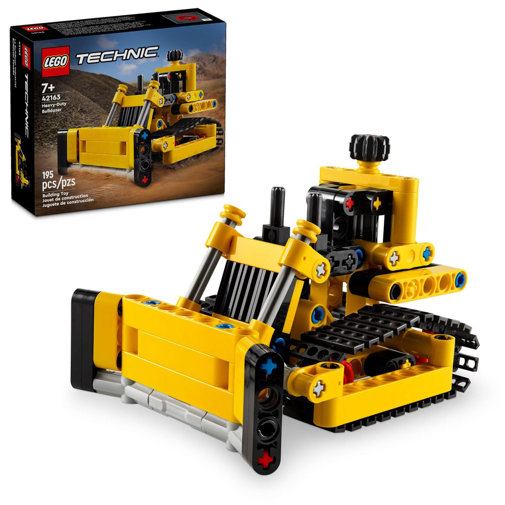 LEGO Technic Heavy-Duty Bulldozer Building Set, Kids� Construction Toy, Vehicle Gift for Boys and Girls Ages 7 and Up, 42163