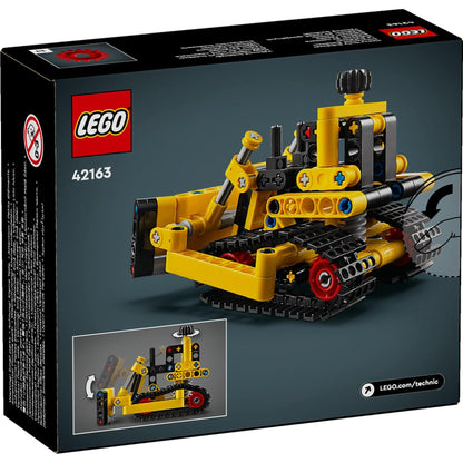 LEGO Technic Heavy-Duty Bulldozer Set 42163 (195 Pieces) 