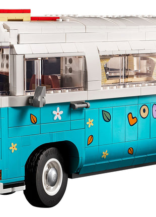 LEGO Volkswagen T2 Camper Van 10279 Building Kit (2,207 Pcs),Multicolor 