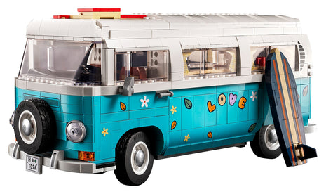 LEGO Volkswagen T2 Camper Van 10279 Building Kit (2,207 Pcs),Multicolor 