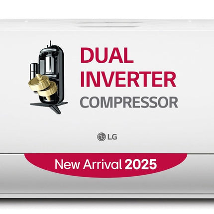 LG 1.5 Ton 3 Star Hot & Cold, DUAL Inverter Split AC (Copper, Convertible 5-in-1, VIRAAT Mode, 4 Way Swing, HD Filter with Anti-Virus Protection, US-H19VNXE, White) 