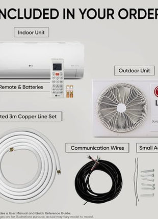 LG 1.5 Ton 4 Star DUAL Inverter Split AC (Copper, AI Convertible 6-in-1, VIRAAT Mode, Faster Cooling & Energy Saving, 4 Way Swing, HD Filter with Anti-Virus Protection, US-Q19JNYE, White) 