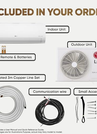 LG 1.5 Ton 5 Star DUAL Inverter Split AC (Copper, AI Convertible 6-in-1, VIRAAT Mode, Faster Cooling & Energy Saving, 4 Way Swing, HD Filter with Anti-Virus Protection, US-Q19QNZE1, White) 