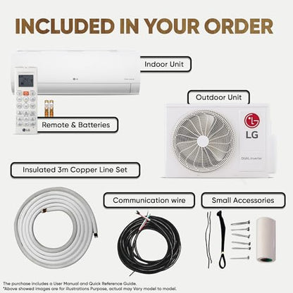 LG 1.5 Ton 5 Star DUAL Inverter Split AC (Copper, AI Convertible 6-in-1, VIRAAT Mode, Faster Cooling & Energy Saving, 4 Way Swing, HD Filter with Anti-Virus Protection, US-Q19QNZE1, White) 