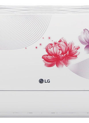 LG 1.5 Ton 5 Star, Wi-Fi, Energy Manager+, DUAL Inverter Split AC (Copper, AI+ Convertible 6-in-1, Diet Mode+, 4 Way Swing, HD Filter with Anti-Virus Protection, US-Q19FWZE, White Floral) 