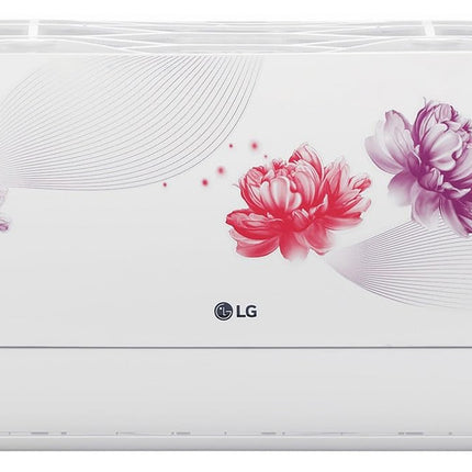 LG 1.5 Ton 5 Star, Wi-Fi, Energy Manager+, DUAL Inverter Split AC (Copper, AI+ Convertible 6-in-1, Diet Mode+, 4 Way Swing, HD Filter with Anti-Virus Protection, US-Q19FWZE, White Floral) 