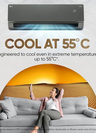 LG 1.5 Ton 5 Star, Wi-Fi, Energy Manager+, DUAL Inverter Split AC (Copper, AI+ Convertible 6-in-1, Diet Mode+, 4 Way Swing, HD Filter with Anti-Virus Protection, US-Q19MWZE, Black Mirror) 