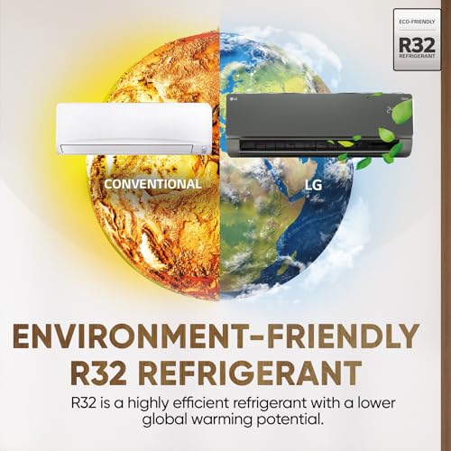 LG 1.5 Ton 5 Star, Wi-Fi, Energy Manager+, DUAL Inverter Split AC (Copper, AI+ Convertible 6-in-1, Diet Mode+, 4 Way Swing, HD Filter with Anti-Virus Protection, US-Q19MWZE, Black Mirror) 