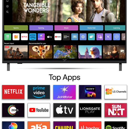 LG 108 cm (43 inches) UA82 Series 4K Ultra HD Smart webOS LED TV 43UA82006LA 