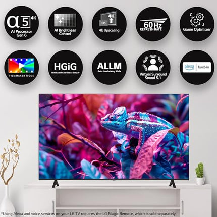 LG 108 cm (43 inches) UR75 Series 4K Ultra HD Smart LED TV 43UR75006LC 