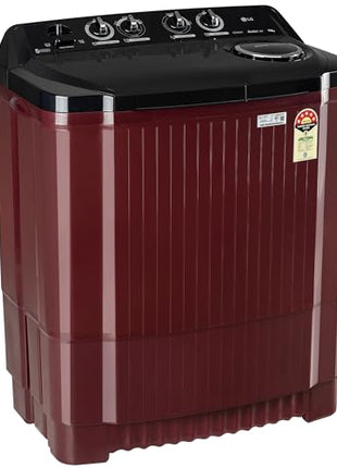 LG 11.5 kg, 5 Star, Roller Jet Pulsator with Soak, Wind Jet Dry Technology, Semi-Automatic Top Load Washing Machine (2025 Model, P115ASDAZ, Smart Filter & Rat Away feature) 