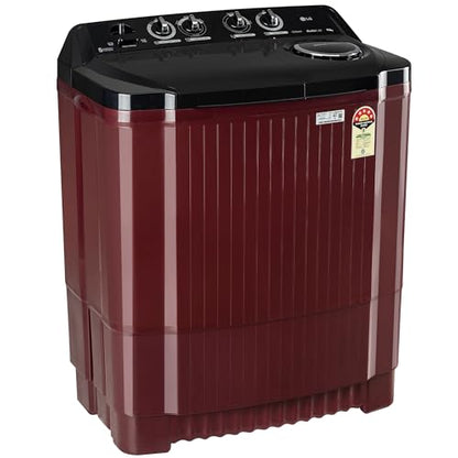 LG 11.5 kg, 5 Star, Roller Jet Pulsator with Soak, Wind Jet Dry Technology, Semi-Automatic Top Load Washing Machine (2025 Model, P115ASDAZ, Smart Filter & Rat Away feature) 