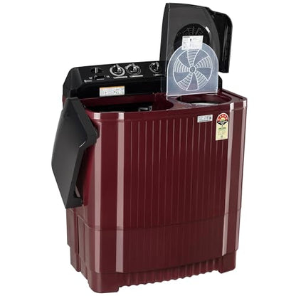 LG 11.5 kg, 5 Star, Roller Jet Pulsator with Soak, Wind Jet Dry Technology, Semi-Automatic Top Load Washing Machine (2025 Model, P115ASDAZ, Smart Filter & Rat Away feature) 