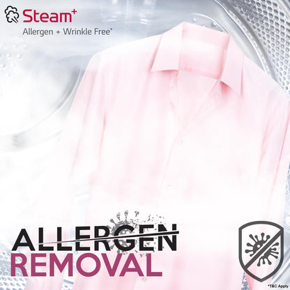 LG 11 Kg (Wash) / 7 Kg (Dry), AI Direct Drive Technology, Steam+ & Wi-Fi Front Load Fully Automatic Washer Dryer (FHD1107STB, Intelligent & Convenient Fabric Care, Wrinkle Care, Black Steel) 