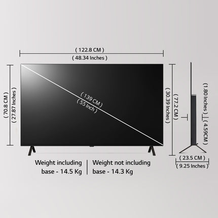 LG 139 cm (55 inches) OLED B4 Series 4K Ultra HD Smart OLED TV OLED55B46LA 