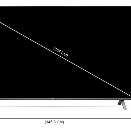 LG 164 cm (65 inches) 4K Ultra HD Smart IPS LED TV 65UN8000PTA (Ceramic Black) (2020 Model) 