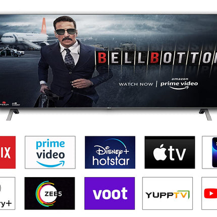 LG 164 cm (65 inches) 4K Ultra HD Smart IPS LED TV 65UN8000PTA (Ceramic Black) (2020 Model) 