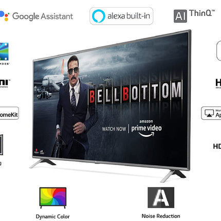 LG 164 cm (65 inches) 4K Ultra HD Smart IPS LED TV 65UN8000PTA (Ceramic Black) (2020 Model) 