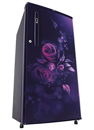 LG 185 L, 4 Star, Smart Inverter, Direct-Cool Single Door Refrigerator (GL-B199OBEY, Blue Euphoria, Smart Connect & Fast Ice Making) 