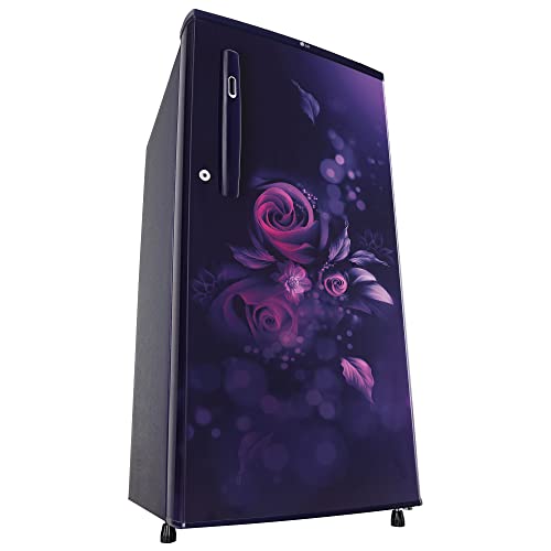 LG 185 L, 4 Star, Smart Inverter, Direct-Cool Single Door Refrigerator (GL-B199OBEY, Blue Euphoria, Smart Connect & Fast Ice Making) 