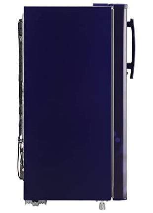 LG 185 L, 4 Star, Smart Inverter, Direct-Cool Single Door Refrigerator (GL-B199OBEY, Blue Euphoria, Smart Connect & Fast Ice Making) 