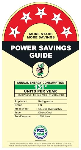 LG 185 L, 5 Star, Smart Inverter Compressor, Direct Cool Single Door Refrigerator (GL-D201ABIU.BBIZEBN, Blue ILAN, Moist N Fresh, Auto Smart Connect & Base Stand Drawer) 