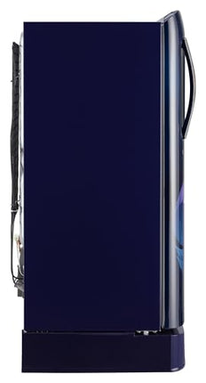 LG 185 L, 5 Star, Smart Inverter Compressor, Direct Cool Single Door Refrigerator (GL-D201ABIU.BBIZEBN, Blue ILAN, Moist N Fresh, Auto Smart Connect & Base Stand Drawer) 