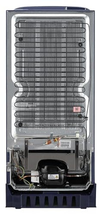 LG 185 L, 5 Star, Smart Inverter Compressor, Direct Cool Single Door Refrigerator (GL-D201ABIU.BBIZEBN, Blue ILAN, Moist N Fresh, Auto Smart Connect & Base Stand Drawer) 