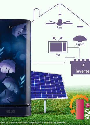 LG 185 L, 5 Star, Smart Inverter Compressor, Direct Cool Single Door Refrigerator (GL-D201ABIU.BBIZEBN, Blue ILAN, Moist N Fresh, Auto Smart Connect & Base Stand Drawer) 