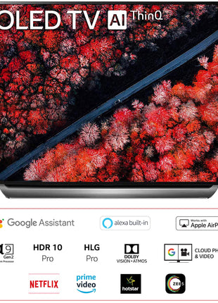LG 195 cms (77 inches) 4K Ultra HD Smart OLED TV OLED77C9PTA | With Built-in Alexa (Dark Meteo Titanium) (2019 Model) 