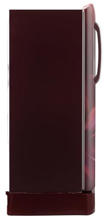 LG 210 L, 5 Star, Direct Cool, Smart Inverter Compressor, Single Door Refrigerator (2025 Model, GL-D231ASAU, Scarlet Aurora, Moist 'N' Fresh, Base stand with Drawer & Fast Ice Making) 