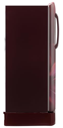 LG 210 L, 5 Star, Direct Cool, Smart Inverter Compressor, Single Door Refrigerator (2025 Model, GL-D231ASAU, Scarlet Aurora, Moist 'N' Fresh, Base stand with Drawer & Fast Ice Making) 