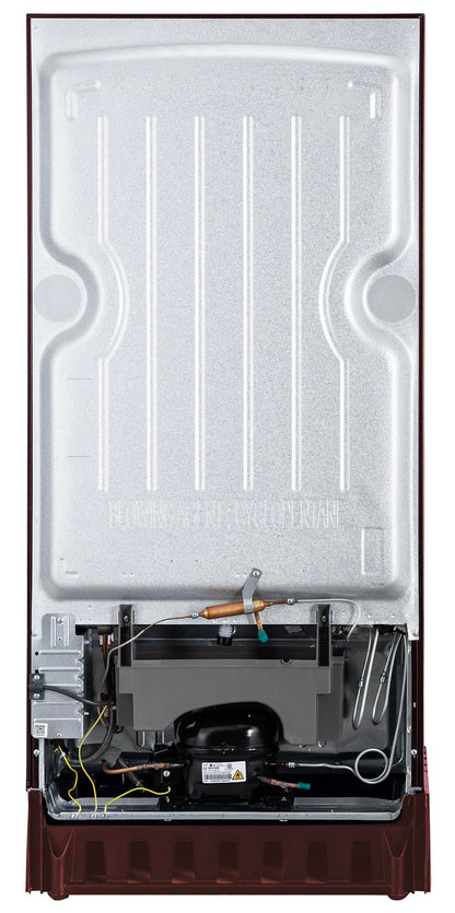 LG 210 L, 5 Star, Direct Cool, Smart Inverter Compressor, Single Door Refrigerator (2025 Model, GL-D231ASAU, Scarlet Aurora, Moist 'N' Fresh, Base stand with Drawer & Fast Ice Making) 