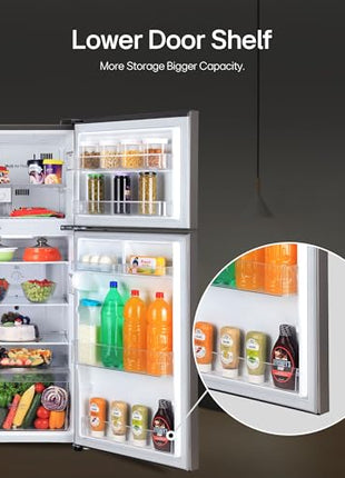 LG 242 L 2 Star Frost Free Smart Inverter Double Door Refrigerator ( GL-I292RPZY, Shiny Steel, Door Cooling +) 