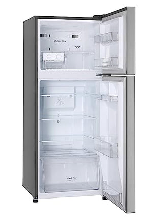 LG 242 L 2 Star Frost-Free Smart Inverter Double Door Refrigerator (GL-N292DPZY, Shiny Steel, Smart Connect & Multi Air Flow) 
