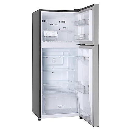 LG 242 L 2 Star Frost-Free Smart Inverter Double Door Refrigerator (GL-N292DPZY, Shiny Steel, Smart Connect & Multi Air Flow) 