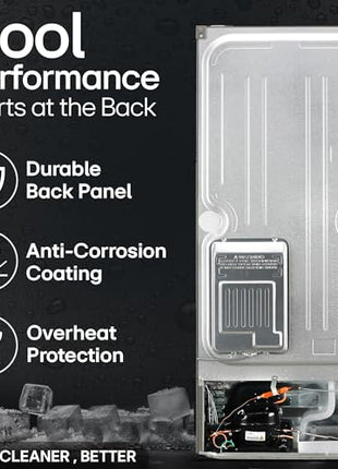 LG 242 L 2 Star Frost-Free Smart Inverter Double Door Refrigerator (GL-N292DPZY, Shiny Steel, Smart Connect & Multi Air Flow) 