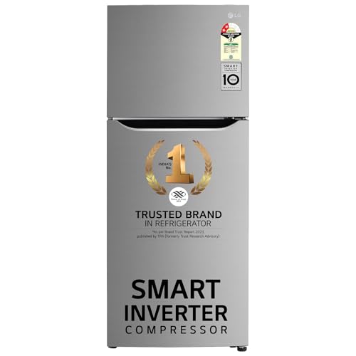 LG 242 L 2 Star Frost-Free Smart Inverter Double Door Refrigerator (GL-N292DPZY, Shiny Steel, Smart Connect & Multi Air Flow) price under 30000