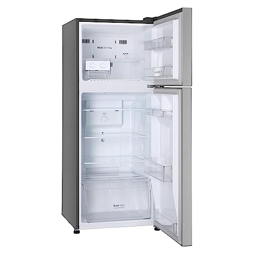 LG 242 L 2 Star Frost-Free Smart Inverter Double Door Refrigerator (GL-N292DPZY, Shiny Steel, Smart Connect & Multi Air Flow) 