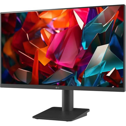 LG 24MS550-B 24 inch IPS FHD (1920x1080) Monitor 100Hz 5ms Reader Mode Tilt/Height Adjustable Stand Built in Speaker Borderless Design OnScreen Control Black Stabilizer DAS Crosshair HDMI Black 