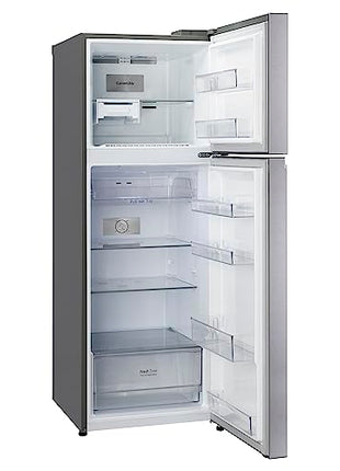 LG 322 L 3 Star Frost-Free Smart Inverter Double Door Refrigerator (GL-S342SDSX, Dazzle Steel, Convertible with Express Freeze) 