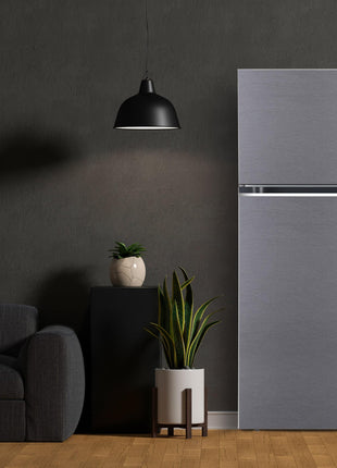 LG 322 L 3 Star Frost-Free Smart Inverter Double Door Refrigerator (GL-S342SDSX, Dazzle Steel, Convertible with Express Freeze) 