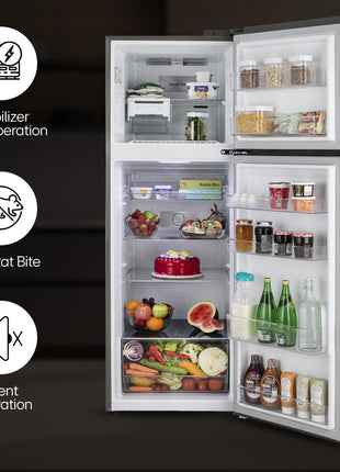 LG 322 L 3 Star Frost-Free Smart Inverter Double Door Refrigerator (GL-S342SDSX, Dazzle Steel, Convertible with Express Freeze) 