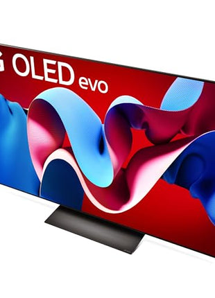 LG 55-Inch Class OLED evo C4 Series Smart TV 4K Processor Flat Screen with Magic Remote AI-Powered with Alexa Built-in (OLED55C4PUA, 2024) 