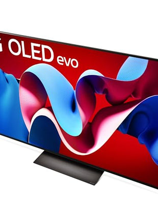 LG 65-Inch Class OLED evo C4 Series Smart TV 4K Processor Flat Screen with Magic Remote AI-Powered with Alexa Built-in (OLED65C4PUA, 2024) 