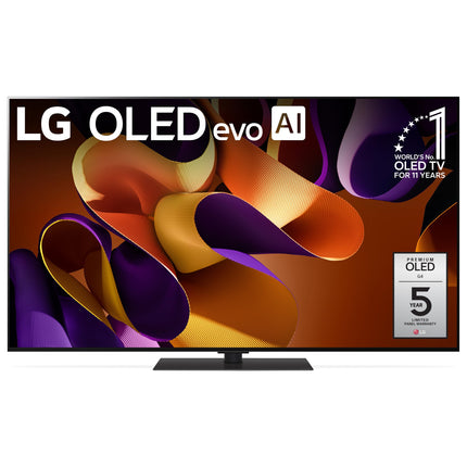 LG 65-Inch Class OLED evo G4 Series Smart TV 4K Processor Flat Screen with Magic Remote AI-Powered with Alexa Built-in (OLED65G4SUB, 2024) 