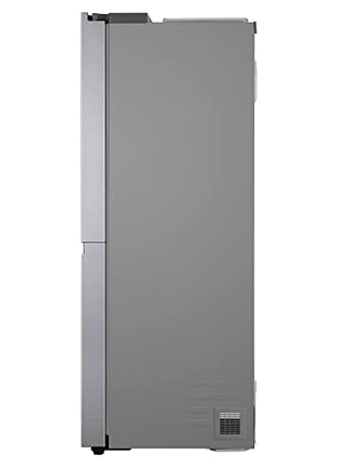 LG 655 L Frost-Free Smart Inverter Double Door Side-By-Side Refrigerator (GL-B257HDSY, Dazzle Steel, Express Freeze | Multi Air-Flow) 